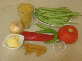 Taze Fasulyeli Bulgur Pilavı