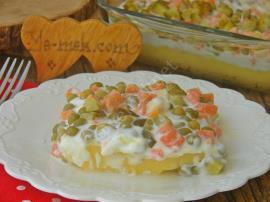 Garnitürlü Patates Salatası