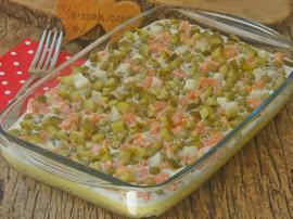 Pratik Ve Lezzetli Bir Salata : Garnitürlü Patates Salatası