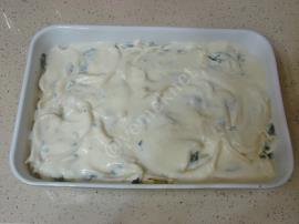 Fırında Beşamel Soslu Ispanaklı Makarna