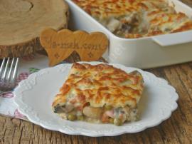 Fırında Mantarlı Tavuk