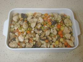 Fırında Mantarlı Tavuk