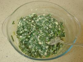 Fırında Peynirli Ispanak