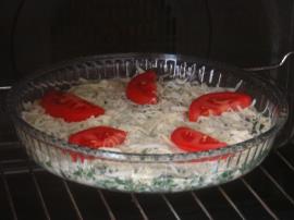 Fırında Peynirli Ispanak