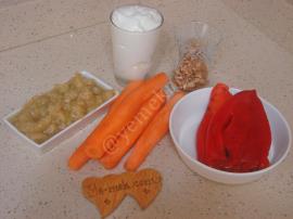 Köz Patlıcanlı Havuç Salatası