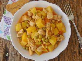 Tavuklu Patates Yemeği