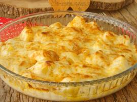 Fırında Beşamel Soslu Patates