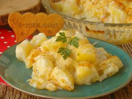 Fırında Beşamel Soslu Patates