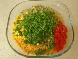 Mercimekli Bulgur Salatası