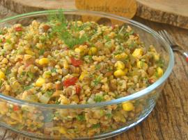 Mercimekli Bulgur Salatası