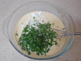 Peynirli Maydanozlu Kaşık Dökmesi