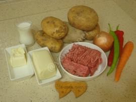 Fırında Kıymalı Patates Püresi