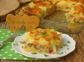 Fırında Kıymalı Patates Püresi