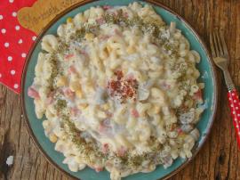 Mantarlı Makarna Salatası