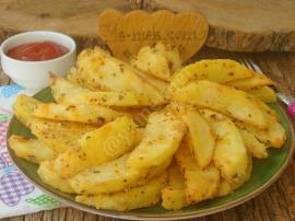 Fırında Mısır Unlu Patates Kızartması