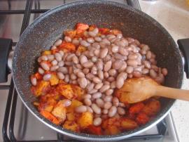 Patatesli Barbunya Yemeği