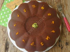 Portakallı Kakaolu Kek