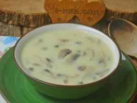 Terbiyeli Mantar Çorbası