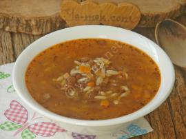 Yeşil Mercimek Çorbası