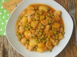 Bezelyeli Tavuk Yemeği