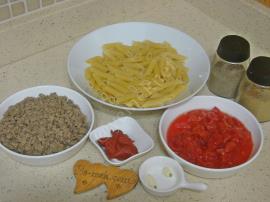 Demleme Kıymalı Makarna