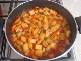 Patatesli Pırasa Yemeği