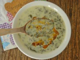 Terbiyeli Ispanak Çorbası