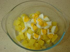 Yoğurtlu Yumurtalı Patates Salatası