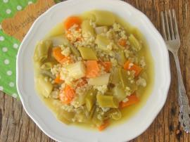 Bulgurlu Pırasa Yemeği