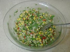 Nohutlu Buğday Salatası