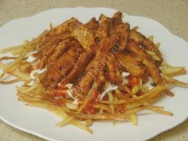 Tavuklu Çökertme Kebabı