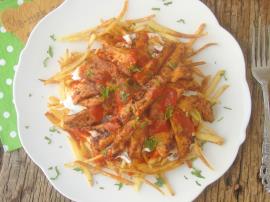 Tavuklu Çökertme Kebabı