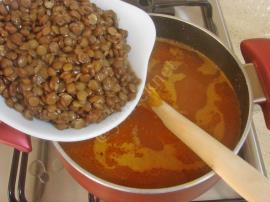 Kıymalı Yeşil Mercimekli Şehriye Çorbası