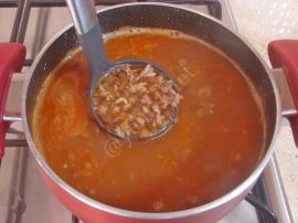 Kıymalı Yeşil Mercimekli Şehriye Çorbası