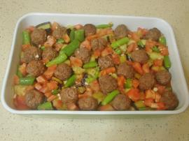 Sebzeli Fırında Köfte