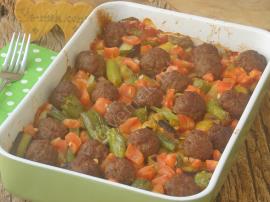 Sebzeli Fırında Köfte