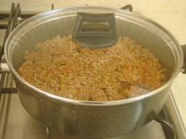 Tencerede Patlıcan Oturtma