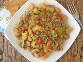 Patatesli Mantar Sote