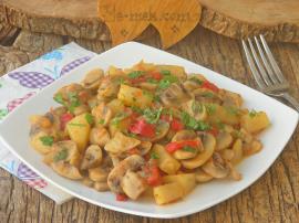 Patatesli Mantar Sote