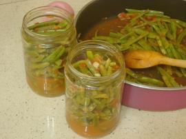 Kışlık Taze Fasulye Konservesi