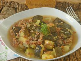 Kıymalı Girit Kabağı Yemeği