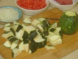 Kıymalı Girit Kabağı Yemeği