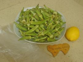 Buzlukta Bamya Saklama Yöntemi