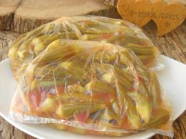 Dondurucuda Kışlık Bamya Saklama