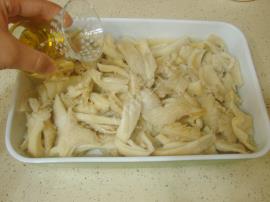 Fırında İstiridye Mantarı