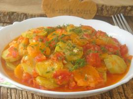 Zeytinyağlı Kabak Yemeği