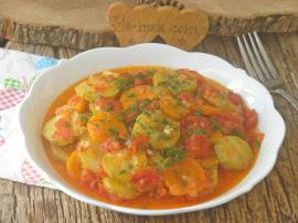 Zeytinyağlı Kabak Yemeği