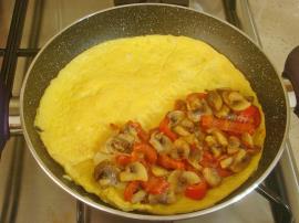 Mantarlı Kaşarlı Omlet