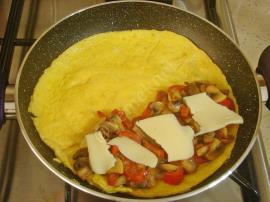Mantarlı Kaşarlı Omlet