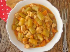 Tavuklu Pırasa Yemeği